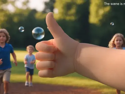  Man and Baby Hands Rigged for Maya Collection 