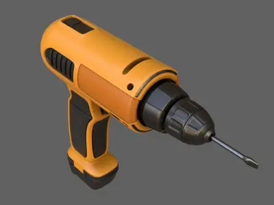 SubD - Stylized Drill 3D model