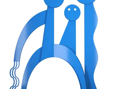 Toronto Metall Sculpture 3D model