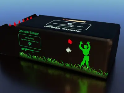 Ammo pack Low-poly 3D model