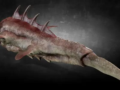 Giant Monster Fish Low-poly 3D model