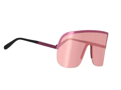 Pink Boeing Sunglasses 3D model