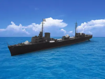 Soldati-class destroyer 3D model