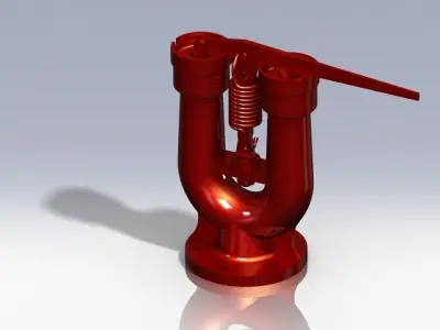 Pressure control valve Free 3D model