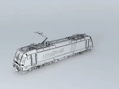 Bombardier TRAXX F140 AC2 Crossrail livery Free 3D model