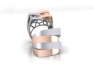 bypass gold ring 3 part 3D print model