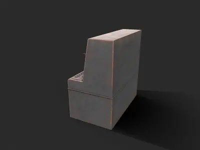 Control Panel Factory  Low-poly 3D model