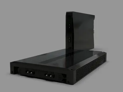 Generic Car Audio Amplifier Free 3D model
