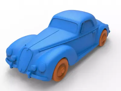 Alfa Romeo 1939 Classic Car 3D print model