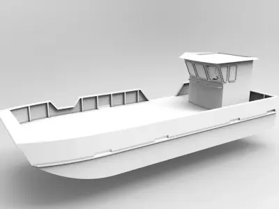 Catamaran Boat 3D print model