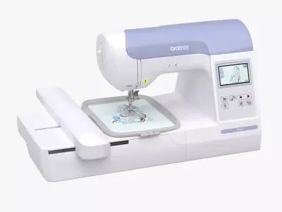 Brother PE800 Embroidery Machine 3D model