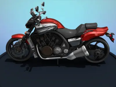 Yamaha V-Max  3D model