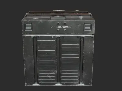 SciFi Military Box 3D model