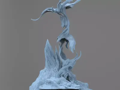 Dark Ages Claw Sculpted tree 2  3D model