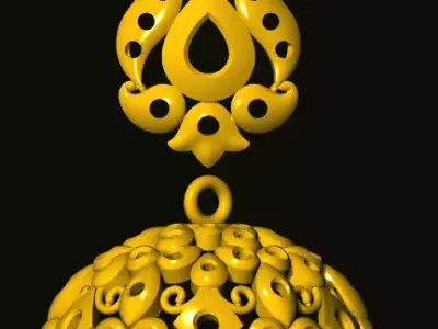 jumka golden dome 3D print model