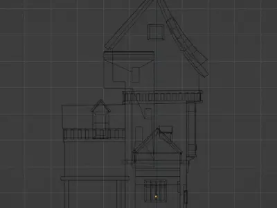Medieval Structure Free low-poly 3D model