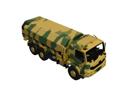 BMC Efe 10 Ton Military Truck Heavy Duty Tactical Transport  3D model