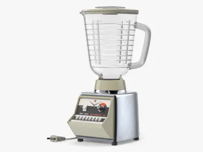 Osterizer Pulse Matic 16 Vintage Blender Beige 3D model