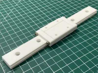 3D Printed Linear Guideways Block Rail MGW12 3D print model