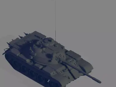 T 55A 3D model