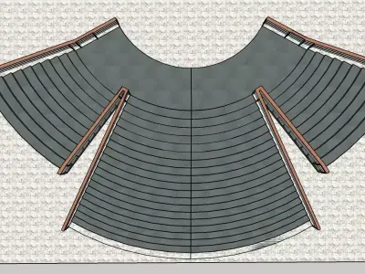 Industrial Stairs 3D Model 3D model purchase