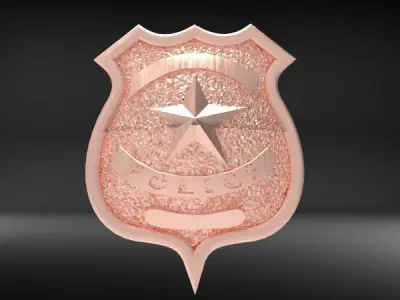 Police Badge  3D print model