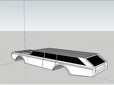 Wagon Body 3D model