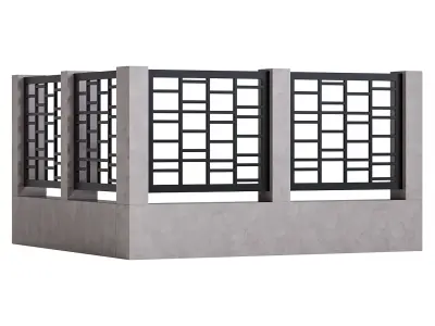 Fencing 50 3D model