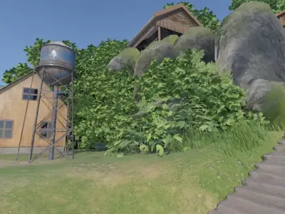 Hillside Village 3D model get