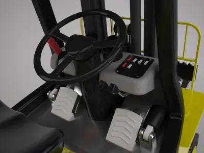 Forklift Truck Model 3D model