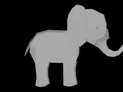 Elephant Free 3D model get