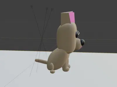 my dog as a toy 3D model