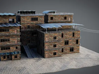 building Low-poly 3D model 11