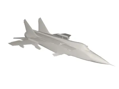 Military Plane concept Low-poly 3D model from CGTrader