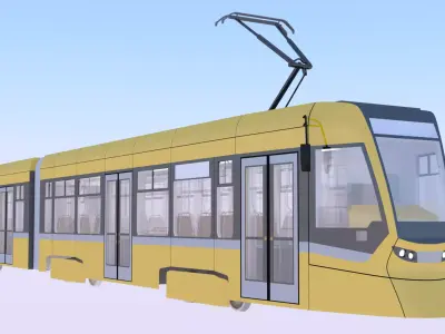 Tram Stadler 3D model