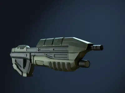 MA5B Assault Rifle 3D model