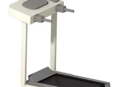Stylish Gym Treadmill 3D print model