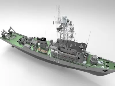 Russian Countermine Vessel 3D model