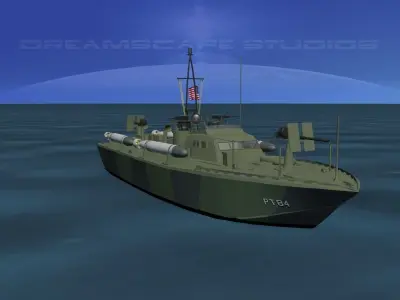 Patrol Torpedo Boat PT84 3D model