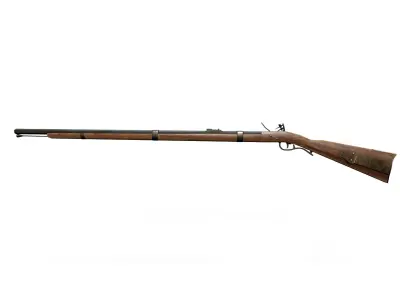 Rifle Springfield 1842 Low-poly 3D model