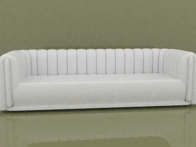  sofa and armchair 3D model
