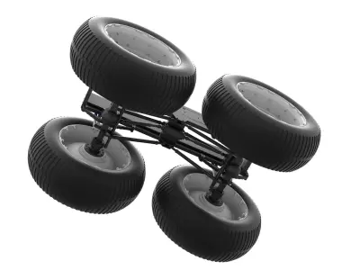 Chassis of vintage monster truck Scale 1 to 25 3D print model purchase