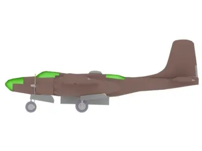 AIRCRAFT INVADER 3D model