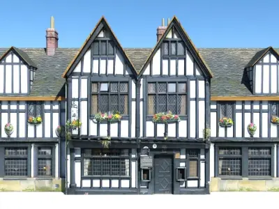 Lowpoly Building 812 3D model