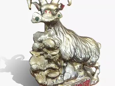 Lucky Goat 3D print model