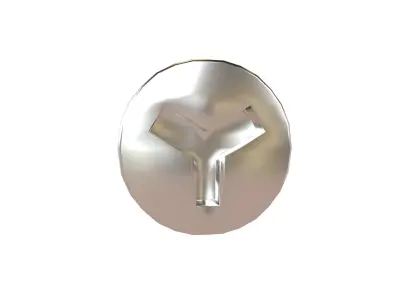 Screw v7 001 Low-poly 3D model