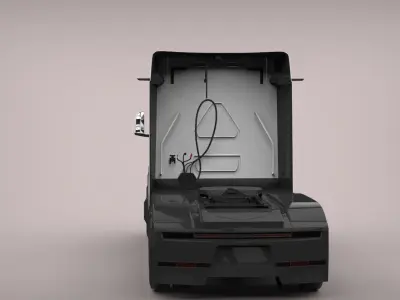 TESLA TRUCK HQ INTERIOR  Free 3D model
