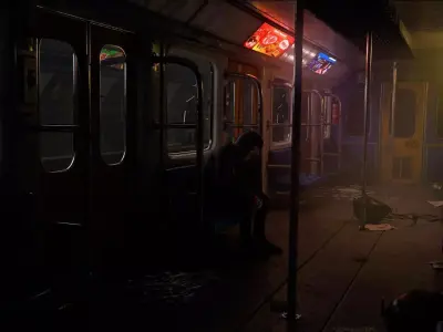 Abandoned Metro 3D model