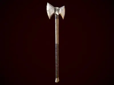 Battle AX Low-poly 3D model