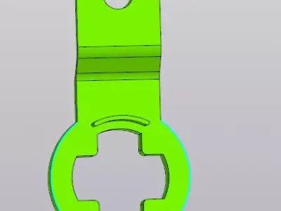 Iveco Truck Door Lock Mechanism - 3D Printable Part 3 3D model